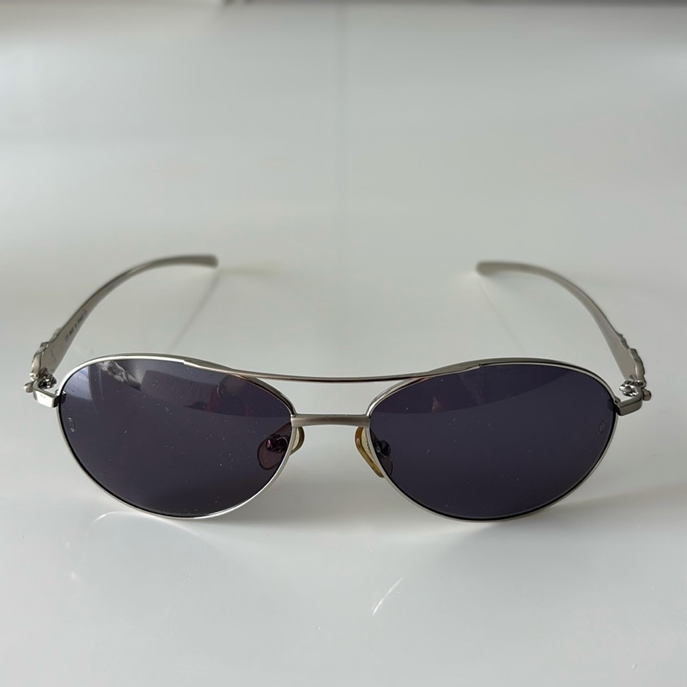 Cartier Santos Dumont Edition Sunglasses 135 Gold Aviator Sunglasses